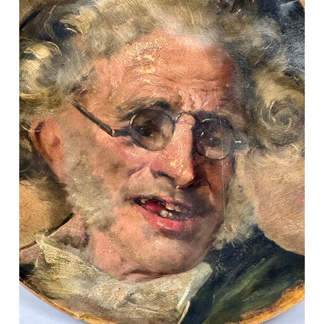 Benito Belli, Portrait of a Street Performer, 1800s, Oil For Sale - Image 5 of 8