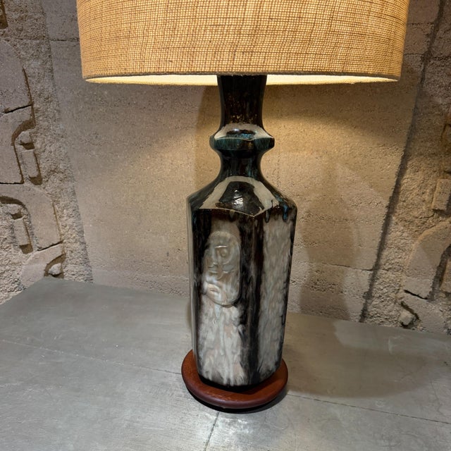 Mid-Century Modern Mid-Century Modern Ceramic Table Lamp After Jeppe Hagedorn-Olsen For Sale - Image 3 of 8