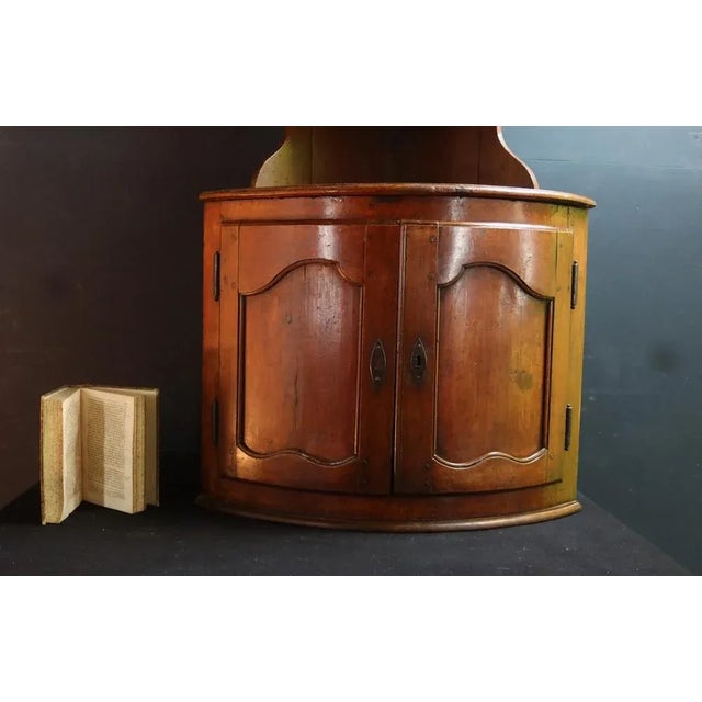 Louis XV Style Walnut Corner Buffet For Sale - Image 3 of 10