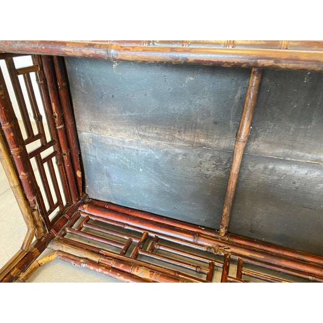 Antique Chinese Bamboo Console Table, 1800s For Sale - Image 17 of 18