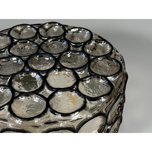 Vintage Ceiling Lamp in Glass and Metal from Glashütte Limburg, 1960s For Sale - Image 14 of 18