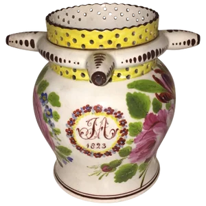 1823 George IV Painted Puzzle Jug