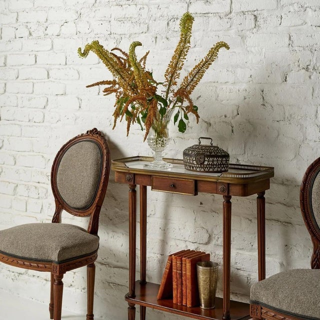 18th Century Louis XVI Mahogany & Marble Console Table For Sale In Birmingham - Image 6 of 9