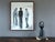 Figurative 1979 Modernist 'Between Presences' Vintage Original Swedish Figurative Oil Painting, Framed For Sale - Image 3 of 12