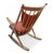 Brown 1960s Danish Modern Teak Model 182 Rocking Chair Attributed to Frank Reenskaug for Bramin For Sale - Image 8 of 12