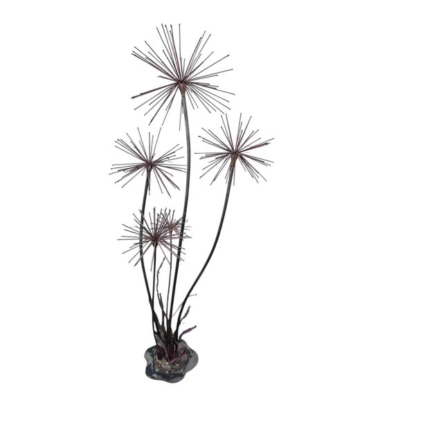 Mid 20th Century Silas Seandel Signed Starburst Floor Sculpture For Sale - Image 13 of 18