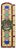 Large Colorful Stained-Glass with Medallion For Sale