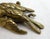 Metal Small Paperweight Sculpture of a Dead Bird in Gilt Bronze or Brass, Early 20th Century For Sale - Image 7 of 13