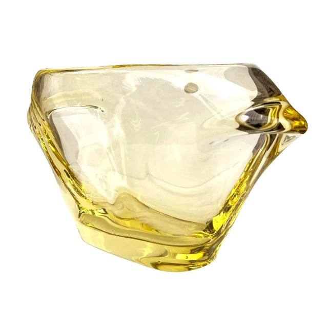 Glass Vase Designed by M. Klinger, Železný Brod Sklo (Zbs), Czechoslovakia, 1960s. For Sale - Image 9 of 16