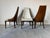 1970s Mid-Century Modern Scoop Back Dining Chairs – Set of 5 For Sale - Image 4 of 12