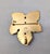 Metal Vintage Signed Joseff of Hollywood Goldtone Grape Cluster Brooch For Sale - Image 7 of 7