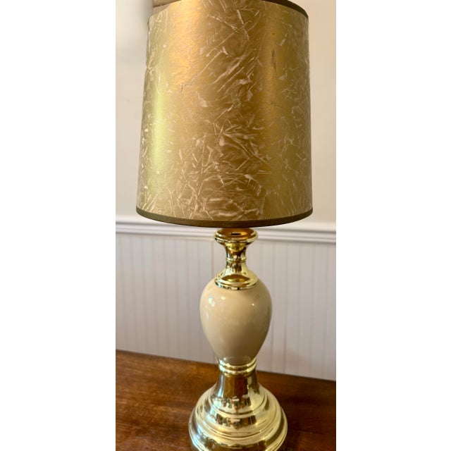 Brass Vintage Stiffel Table Lamp For Sale - Image 8 of 12