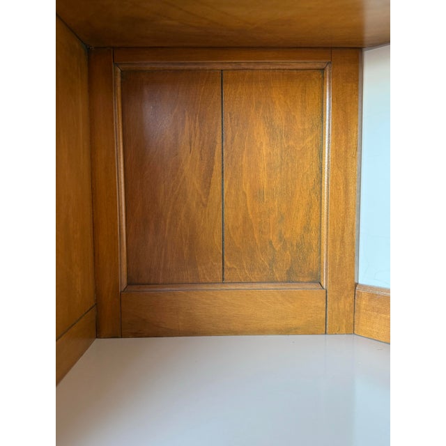 Vintage Pennsylvania House Corner Desk With Bookcase/Hutch For Sale - Image 9 of 10