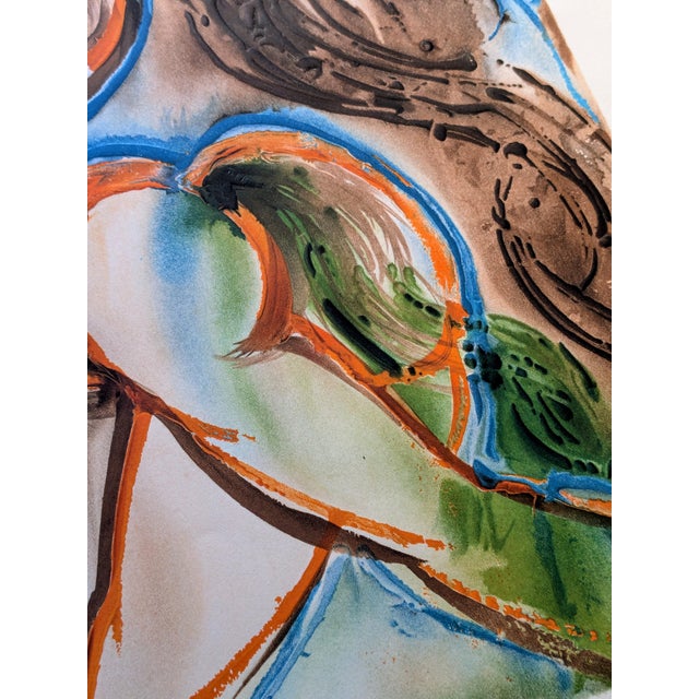 Salvador Dali, La Femme Cheval, 1971, Original Hand-Signed Color Lithograph For Sale - Image 7 of 11