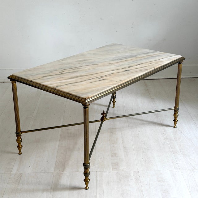 Vintage Neoclassical Coffee Table, 1970s For Sale - Image 12 of 12
