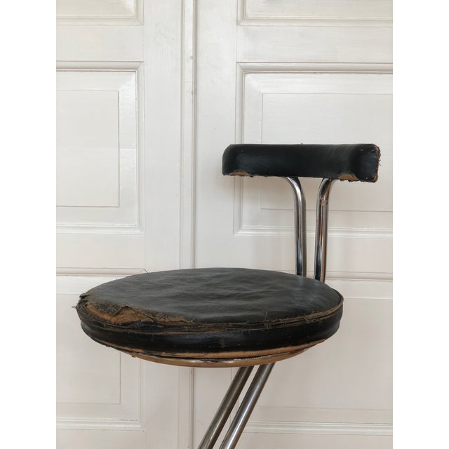 Original chair from the 1930s, designed by renowned Swedish architect Sven Markelius and produced by DS-Staal. The chair...