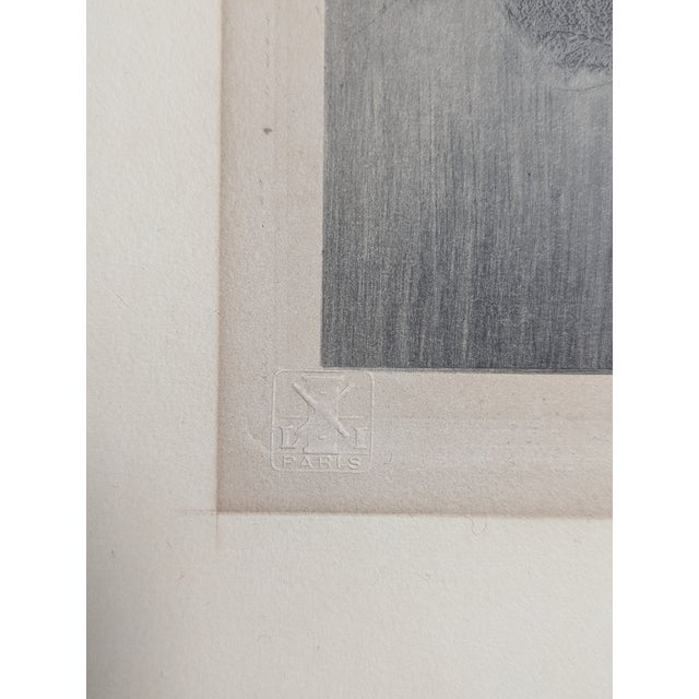 Louis Icart "Intimité" (Intimacy) 1928 Original Signed Etching Aquatint For Sale In San Francisco - Image 6 of 10