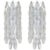 Handblown Murano Glass Translucent Polyhedral Sconces - a Pair For Sale In New York - Image 6 of 6
