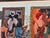 Blue Contemporary Glynn Marcus “Spectators at the Tarkay Exhibit” Giclee on Canvas With Hand Embellishment and Bas Relief Signed and Numbered For Sale - Image 8 of 13