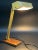 Vintage Brass Bankers Lamp with Wood Veneer Base by Pfäffle, 1960s For Sale - Image 6 of 17