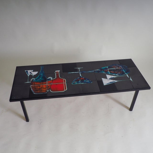 Mid-Century Modern Cocktail Hour Tile Coffee Table by Antonio Denisco, 1960s For Sale - Image 10 of 15