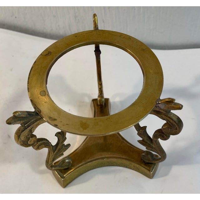 Vintage Brass Dragon Stand For Sale In Dallas - Image 6 of 7