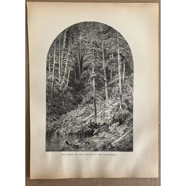 Up for sale is this beautiful antique print from Volume II of "Picturesque America", a two-volume set of books describing...