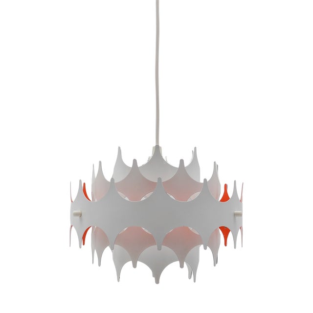 Space Age Brutalist Pendant Lamp from Doria Leuchten, Germany, 1960s For Sale