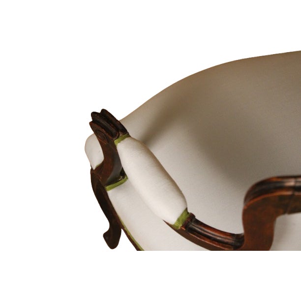 Early 20th Century Early 20th Century Pair of Louis XV Style Beech Fauteuils For Sale - Image 5 of 7