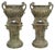 French Empire Garden Urns in Bronze, 20th Century, Set of 2 For Sale