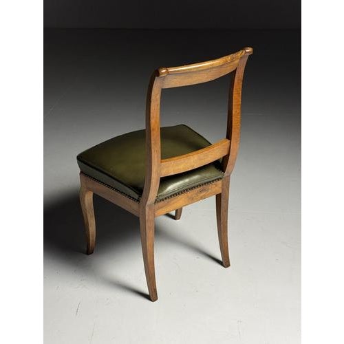 Brown French Dining Chairs, Set of 5 For Sale - Image 8 of 16