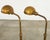 Pair of Patinated Brass Adjustable Pharmacy Floor Lamps For Sale - Image 12 of 16