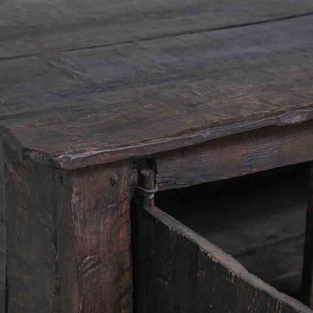 Primitive Wooden Side Cabinet or Console, 1930s For Sale - Image 4 of 14