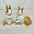 Brown 1980s Vintage Hollywood Regency Brown-Eyed Bunny Salt and Pepper Shakers - A Pair, Fitz & Floyd For Sale - Image 8 of 15