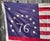 Vintage Bennington Revolutionary Flag Bicentennial American Flag Cotton For Sale In Philadelphia - Image 6 of 6