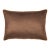Mocha Woven Faux Suede Cushion With Feather Filler - 30x42cm (12"x17") For Sale