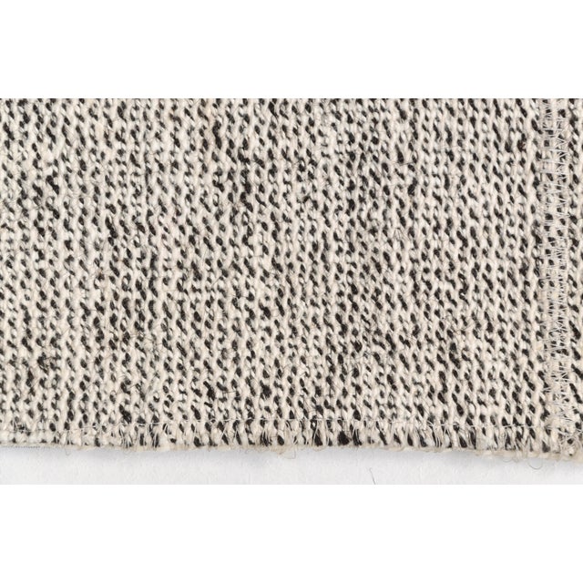 Turkish Oushak Vintage Grey Kilim Runner For Sale - Image 3 of 11