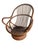 Wood Mid-Century Modern Organic Bentwood Rattan Swivel Tub Chair For Sale - Image 7 of 18