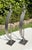 Rick Martin Signed Modernist Welded Steel Candleholders, 2003, Pair For Sale - Image 4 of 12
