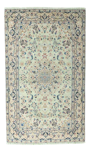 Hand-Knotted Oriental Rug in Silk