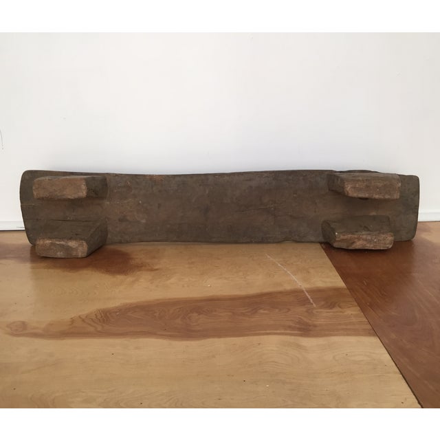 Antique Hand Carved African Wood Bench Chairish