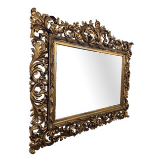 19th Century Gilt Wall Mirror For Sale