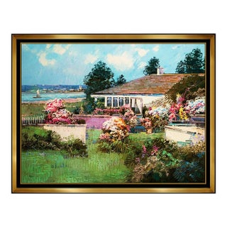 Late 20th Century The House by the Sea, Ming Feng For Sale