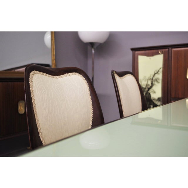 Metal Vintage Dining Set from Fratelli Rigamonti, Desio, 1940s, Set of 9 For Sale - Image 7 of 10