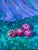 Original Still Life Oil Painting of Pomegranates by British Artist Noelle DeSantis For Sale - Image 4 of 7