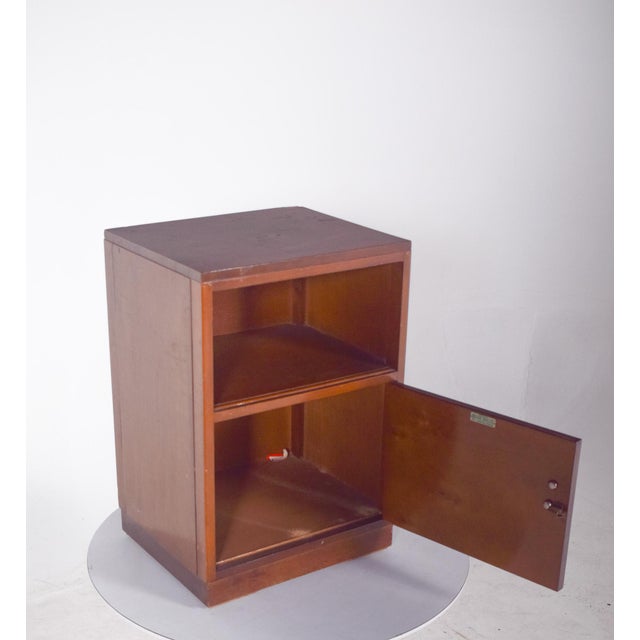 Wood Vintage Portuguese Bedside Table, 1920 For Sale - Image 7 of 8