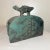 Share Large Antique Patinated Bronze Modernist Sculpture Figural Fish Dresser Box For Sale - Image 9 of 16