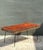 Vintage Woven Rattan and Metal Coffee Table For Sale - Image 4 of 12