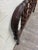 Antique Full Size Jenny Lind Style Headboard With Bobbin Turned Top Rail For Sale - Image 4 of 11