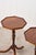 19th Century Pair of Scalloped Octagonal Mahogany Wine Tables (C. 1900) For Sale - Image 5 of 10